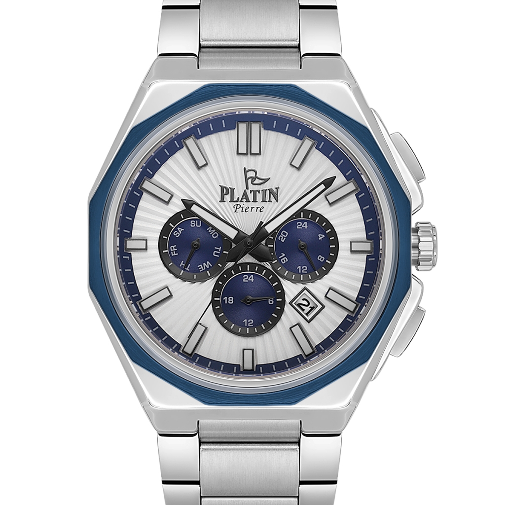 PLATİN PİERRE ERKEK KOL SAATİ