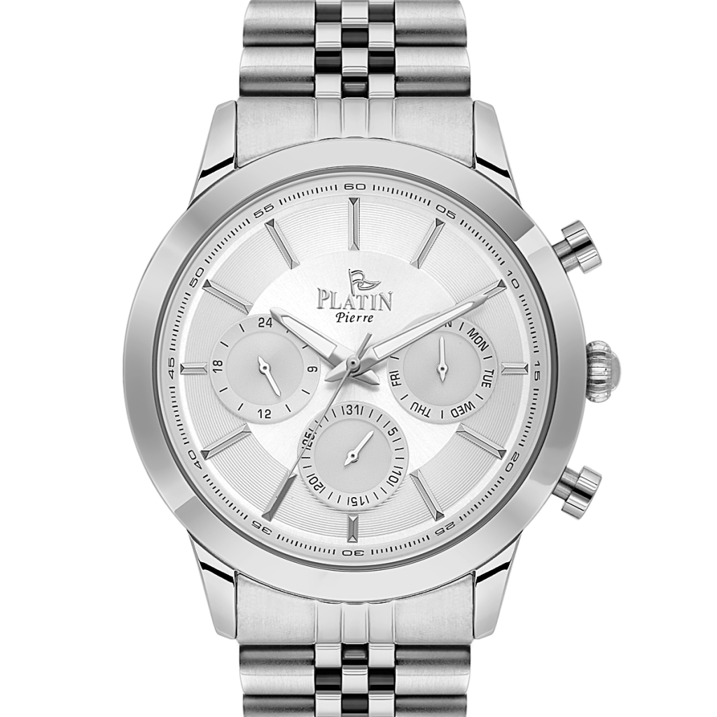 PLATİN PİERRE ERKEK KOL SAATİ