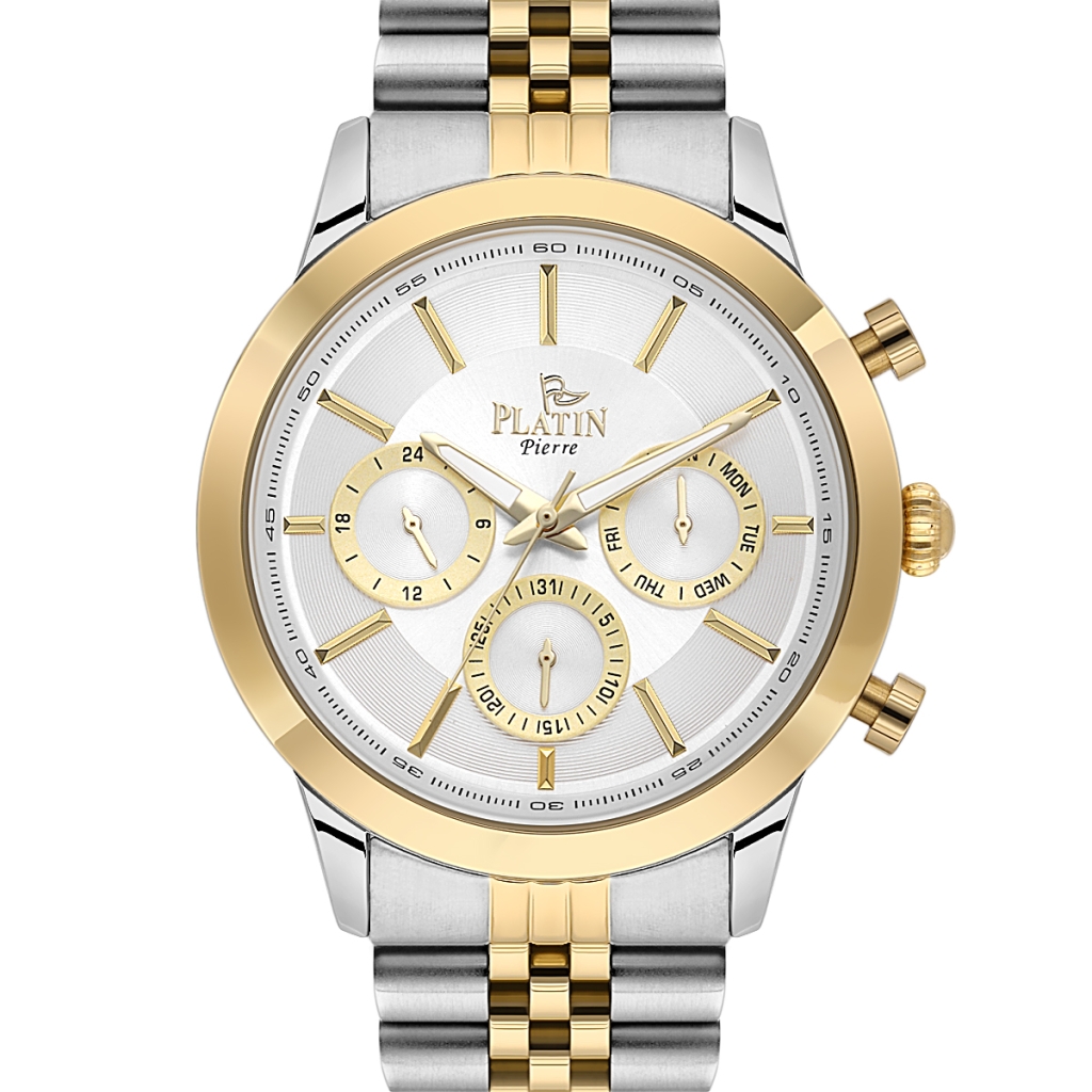 PLATİN PİERRE ERKEK KOL SAATİ