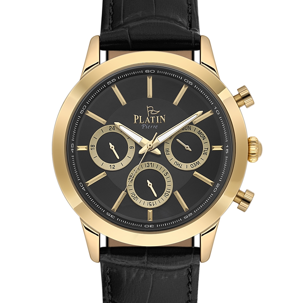 PLATİN PİERRE ERKEK KOL SAATİ
