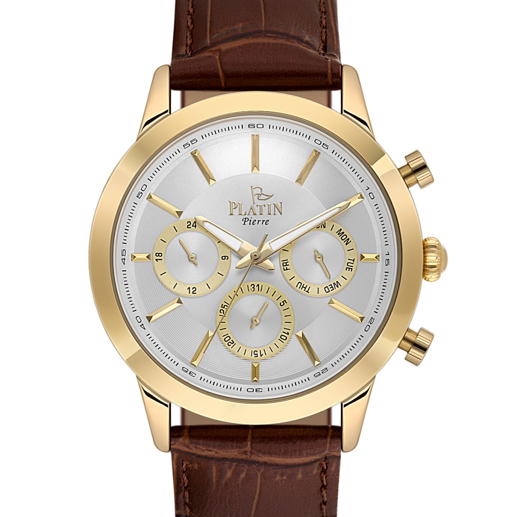 PLATİN PİERRE ERKEK KOL SAATİ