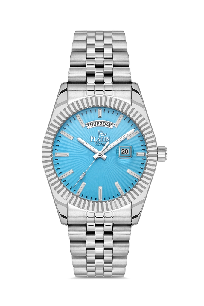 PLATİN PİERRE ERKEK KOL SAATİ