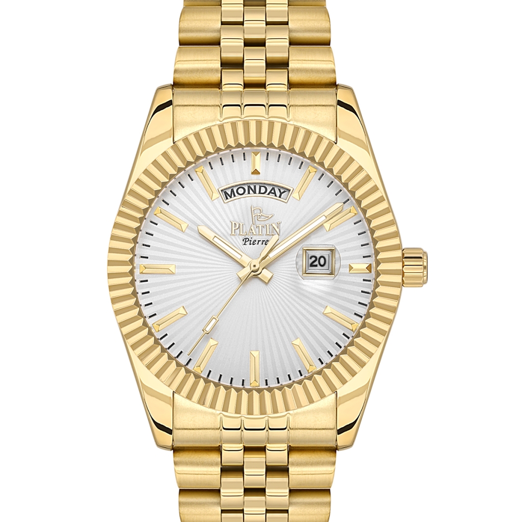 PLATİN PİERRE ERKEK KOL SAATİ