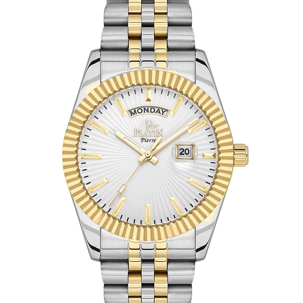 PLATİN PİERRE ERKEK KOL SAATİ