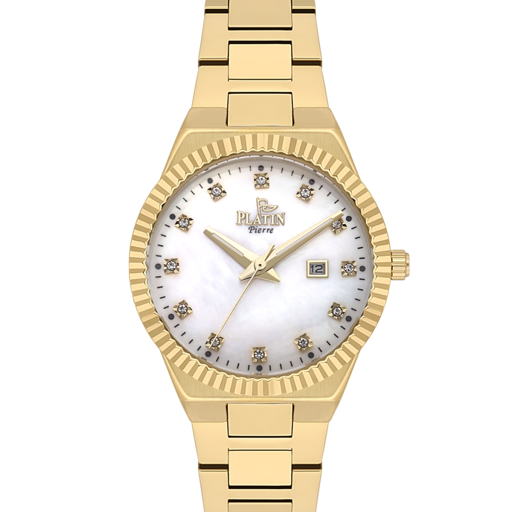 PLATİN PİERRE KADIN KOL SAATİ