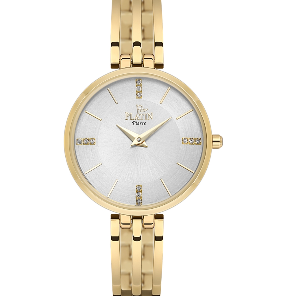 PLATİN PİERRE KADIN KOL SAATİ