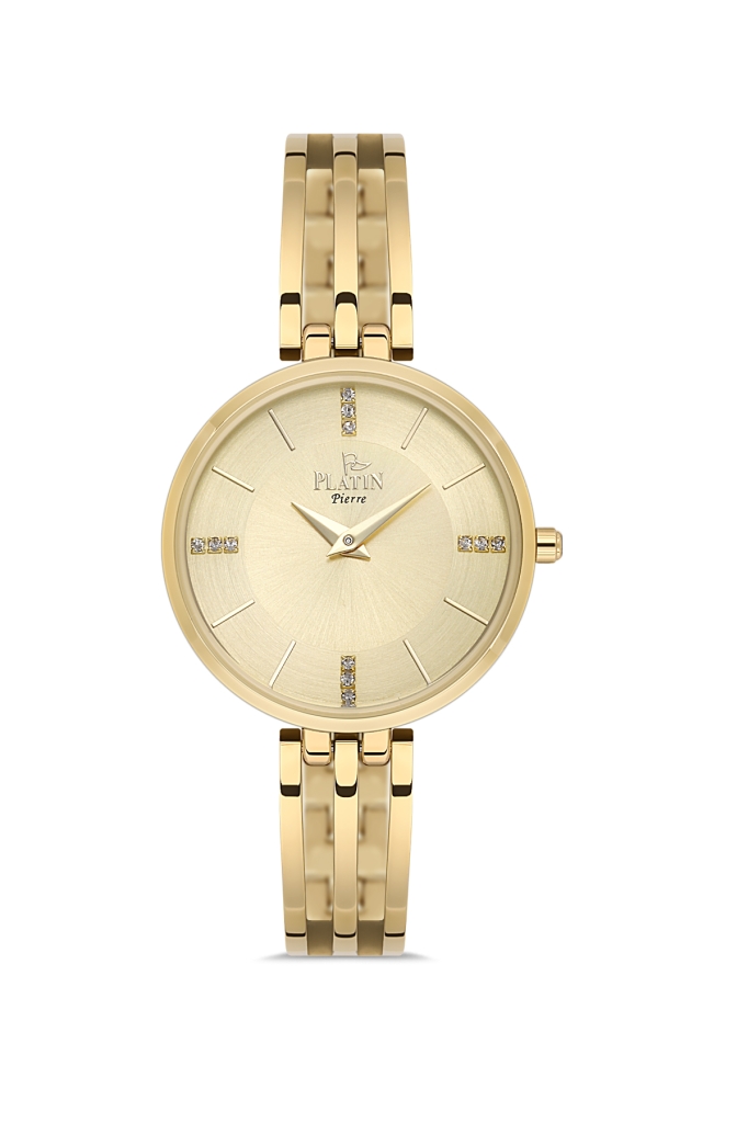 PLATİN PİERRE KADIN KOL SAATİ
