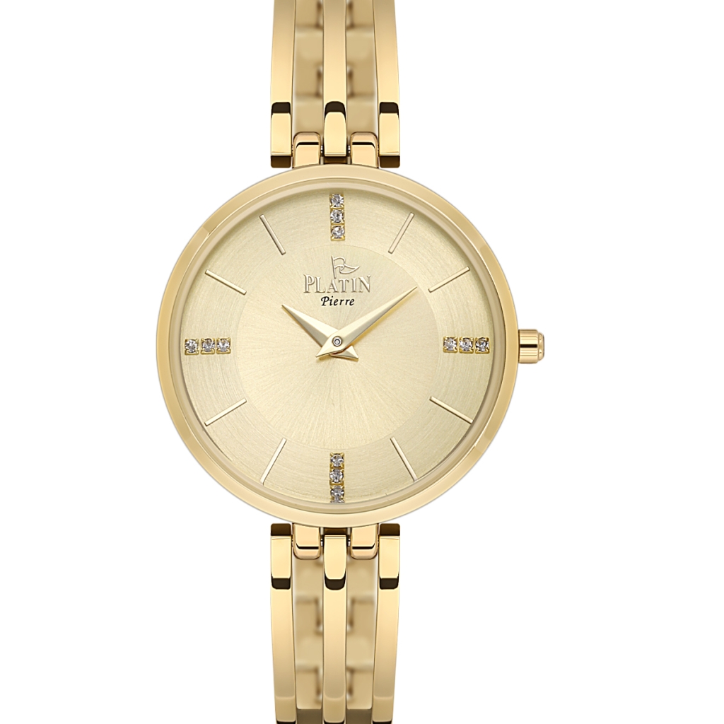 PLATİN PİERRE KADIN KOL SAATİ