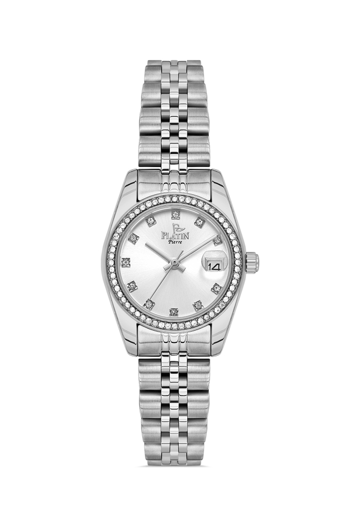 PLATİN PİERRE KADIN KOL SAATİ