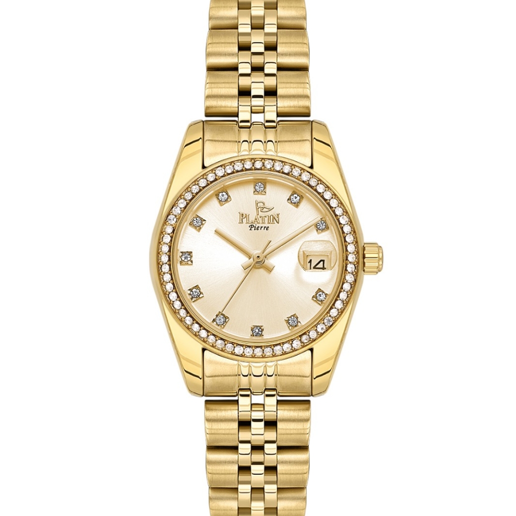 PLATİN PİERRE KADIN KOL SAATİ