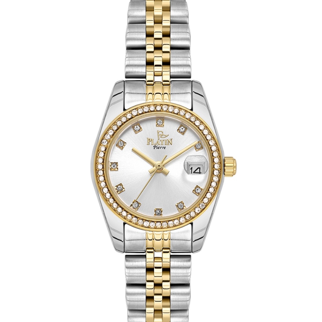 PLATİN PİERRE KADIN KOL SAATİ