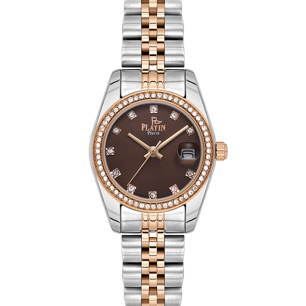 PLATİN PİERRE KADIN KOL SAATİ