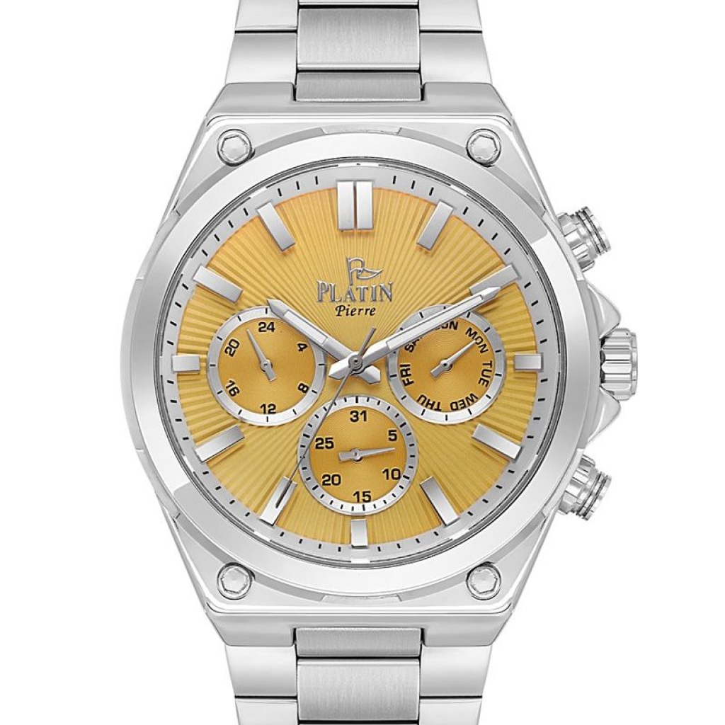 PLATİN PİERRE ERKEK KOL SAATİ