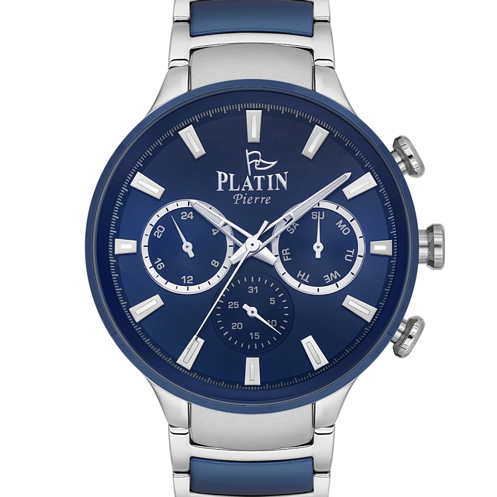 PLATİN PİERRE ERKEK KOL SAATİ