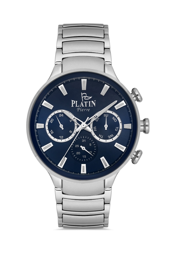 PLATİN PİERRE ERKEK KOL SAATİ
