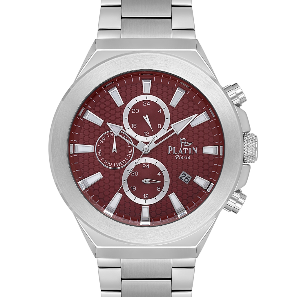 PLATİN PİERRE ERKEK KOL SAATİ