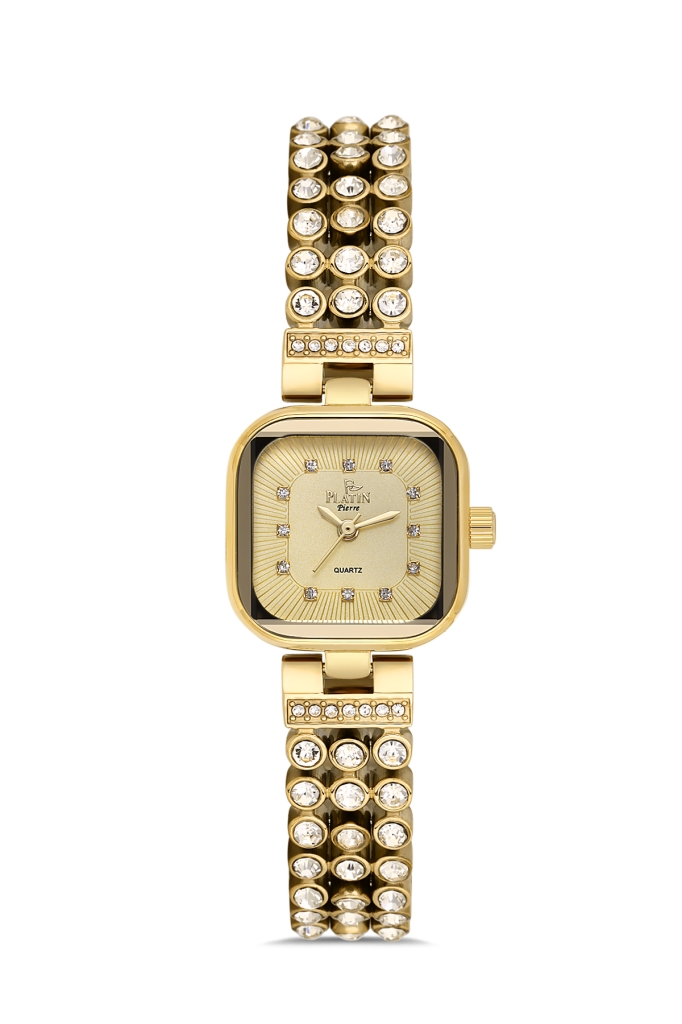 PLATİN PİERRE KADIN KOL SAATİ