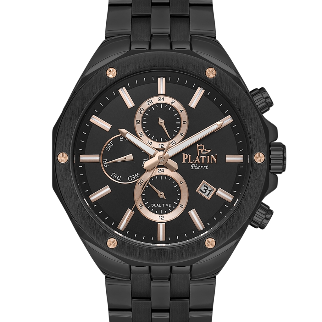 PLATİN PİERRE ERKEK KOL SAATİ