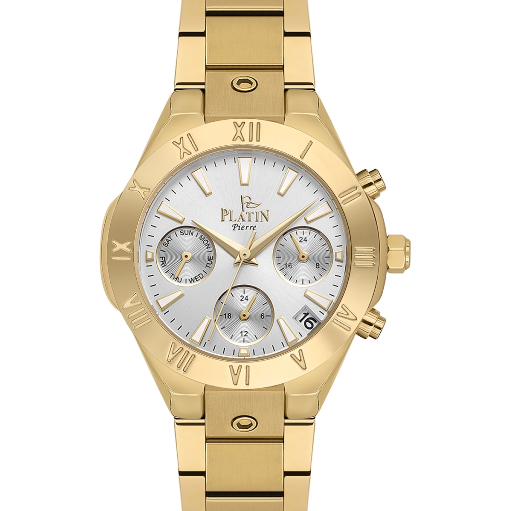 PLATİN PİERRE KADIN KOL SAATİ