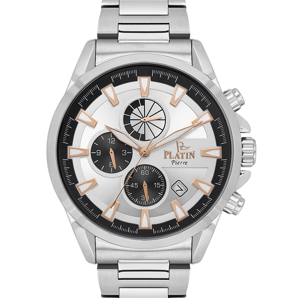 PLATİN PİERRE ERKEK KOL SAATİ