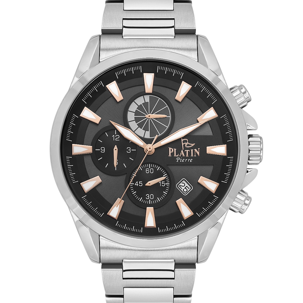 PLATİN PİERRE ERKEK KOL SAATİ
