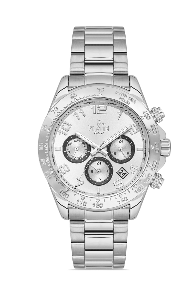 PLATİN PİERRE ERKEK KOL SAATİ