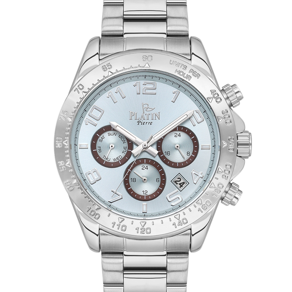 PLATİN PİERRE ERKEK KOL SAATİ
