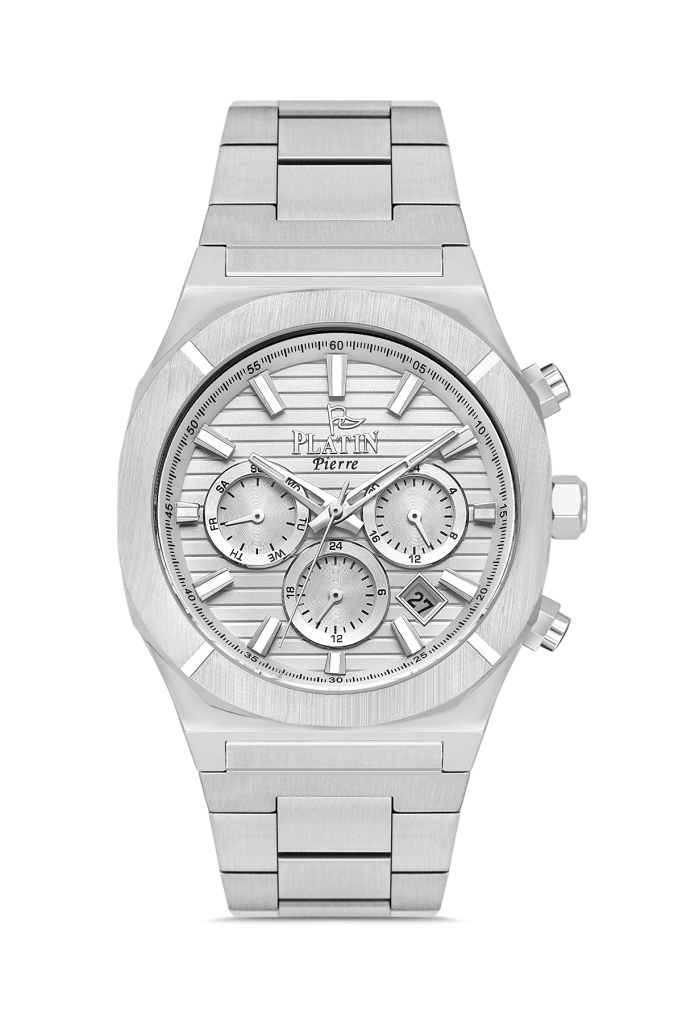 PLATİN PİERRE ERKEK KOL SAATİ