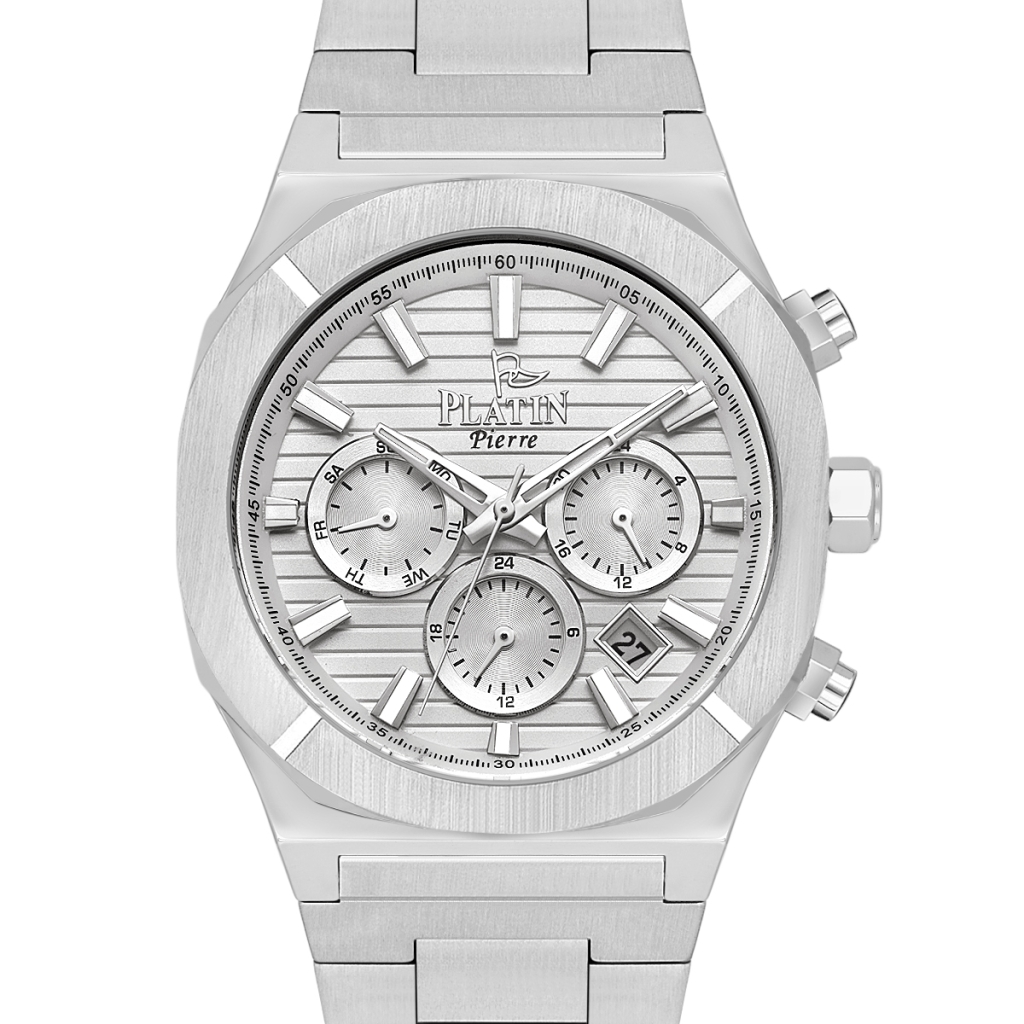 PLATİN PİERRE ERKEK KOL SAATİ