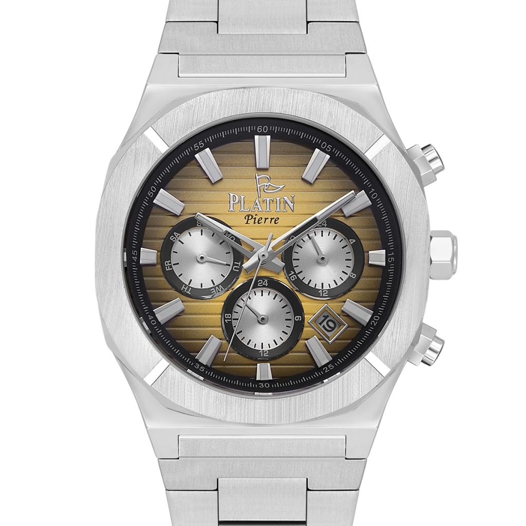 PLATİN PİERRE ERKEK KOL SAATİ