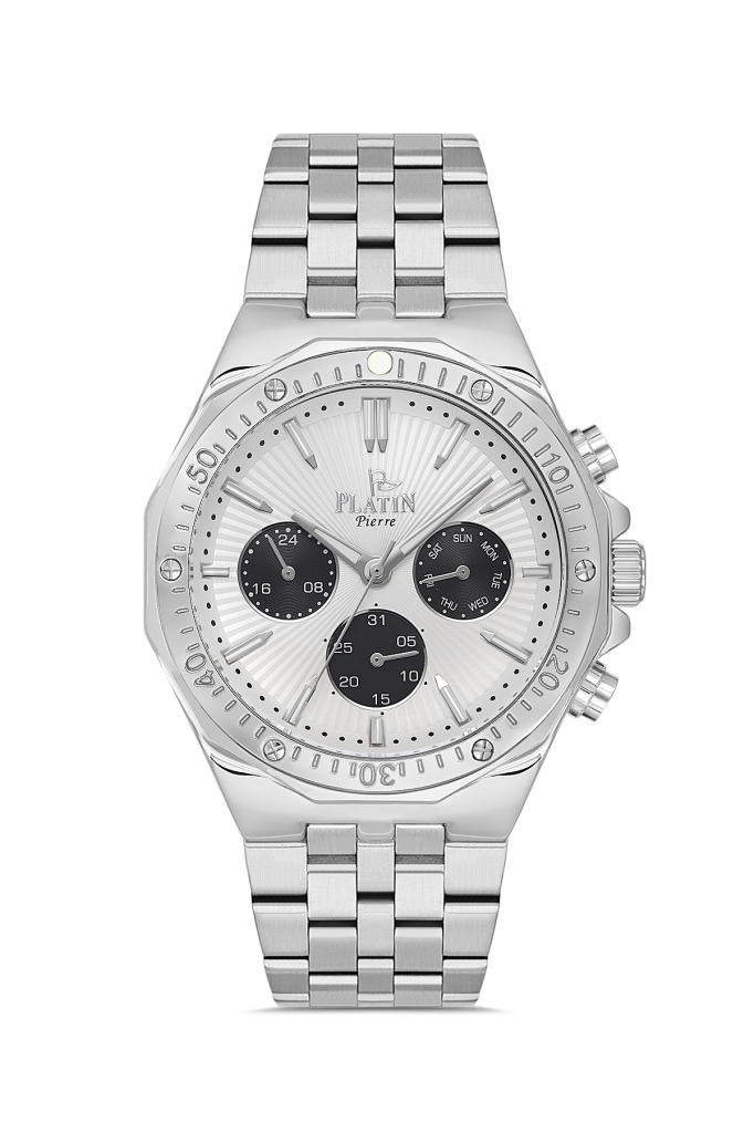 PLATİN PİERRE ERKEK KOL SAATİ