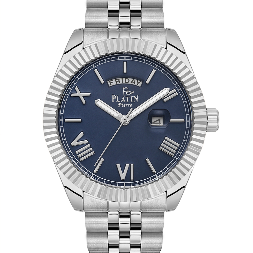PLATİN PİERRE ERKEK KOL SAATİ
