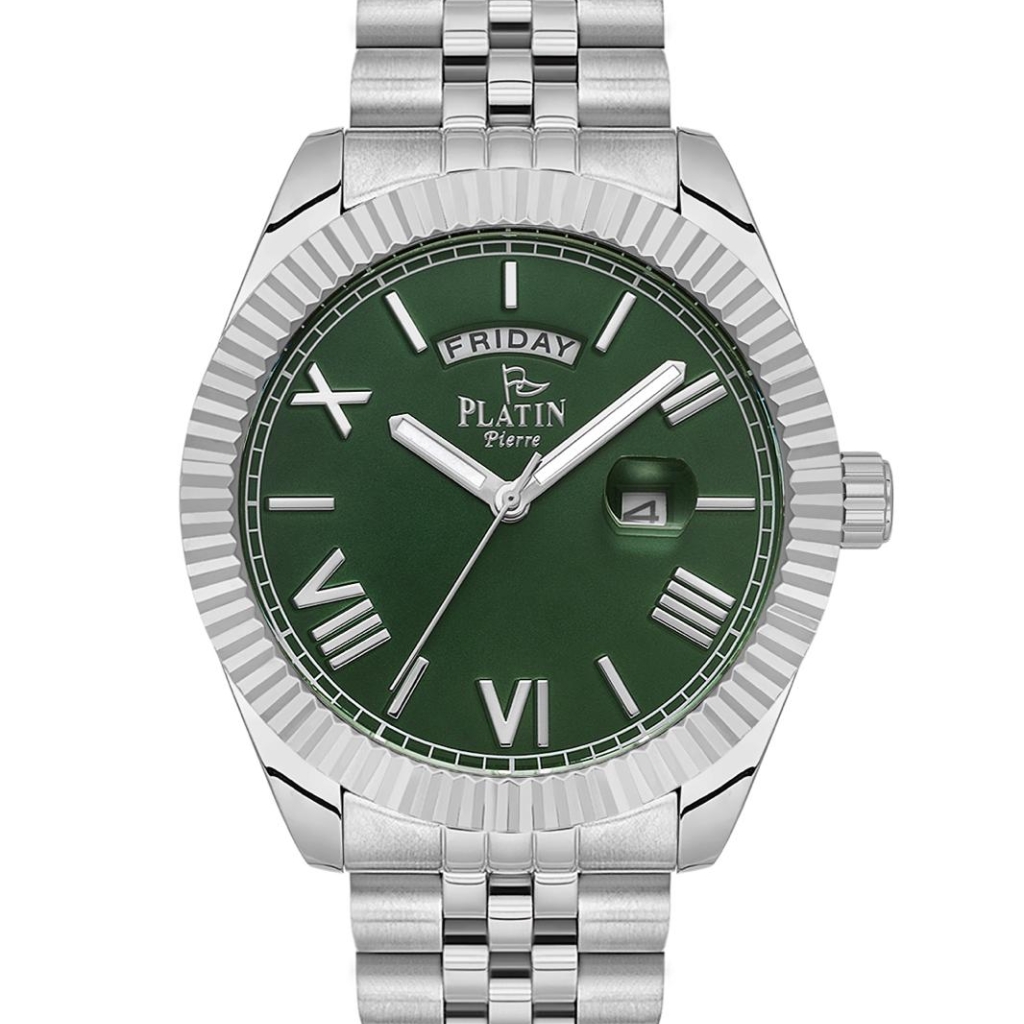 PLATİN PİERRE ERKEK KOL SAATİ