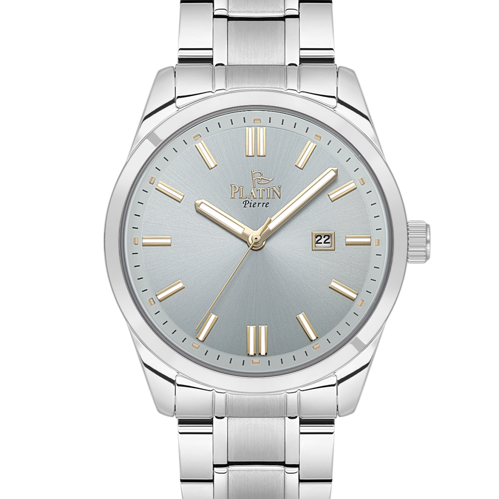 PLATİN PİERRE ERKEK KOL SAATİ