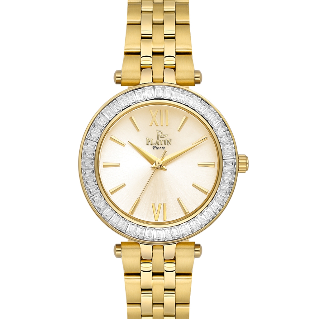 PLATİN PİERRE KADIN KOL SAATİ