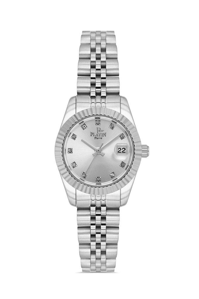 PLATİN PİERRE KADIN KOL SAATİ