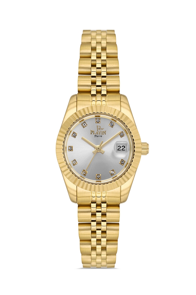 PLATİN PİERRE KADIN KOL SAATİ