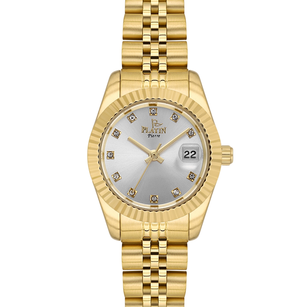 PLATİN PİERRE KADIN KOL SAATİ