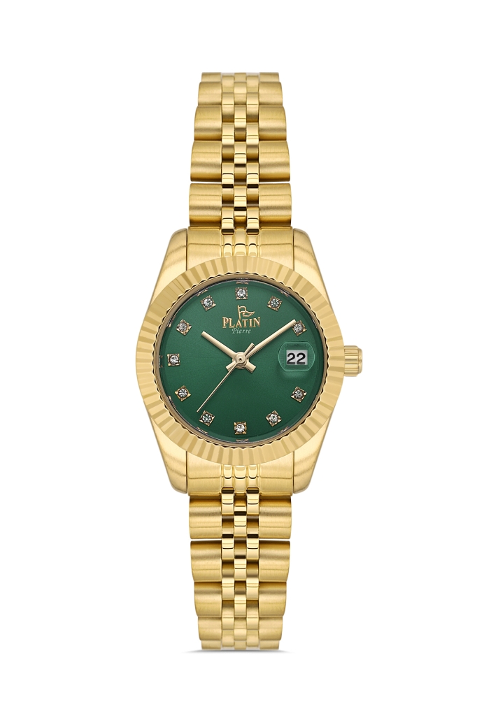 PLATİN PİERRE KADIN KOL SAATİ