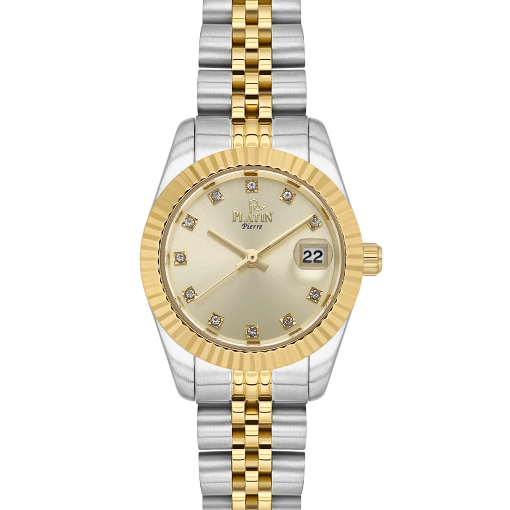 PLATİN PİERRE KADIN KOL SAATİ