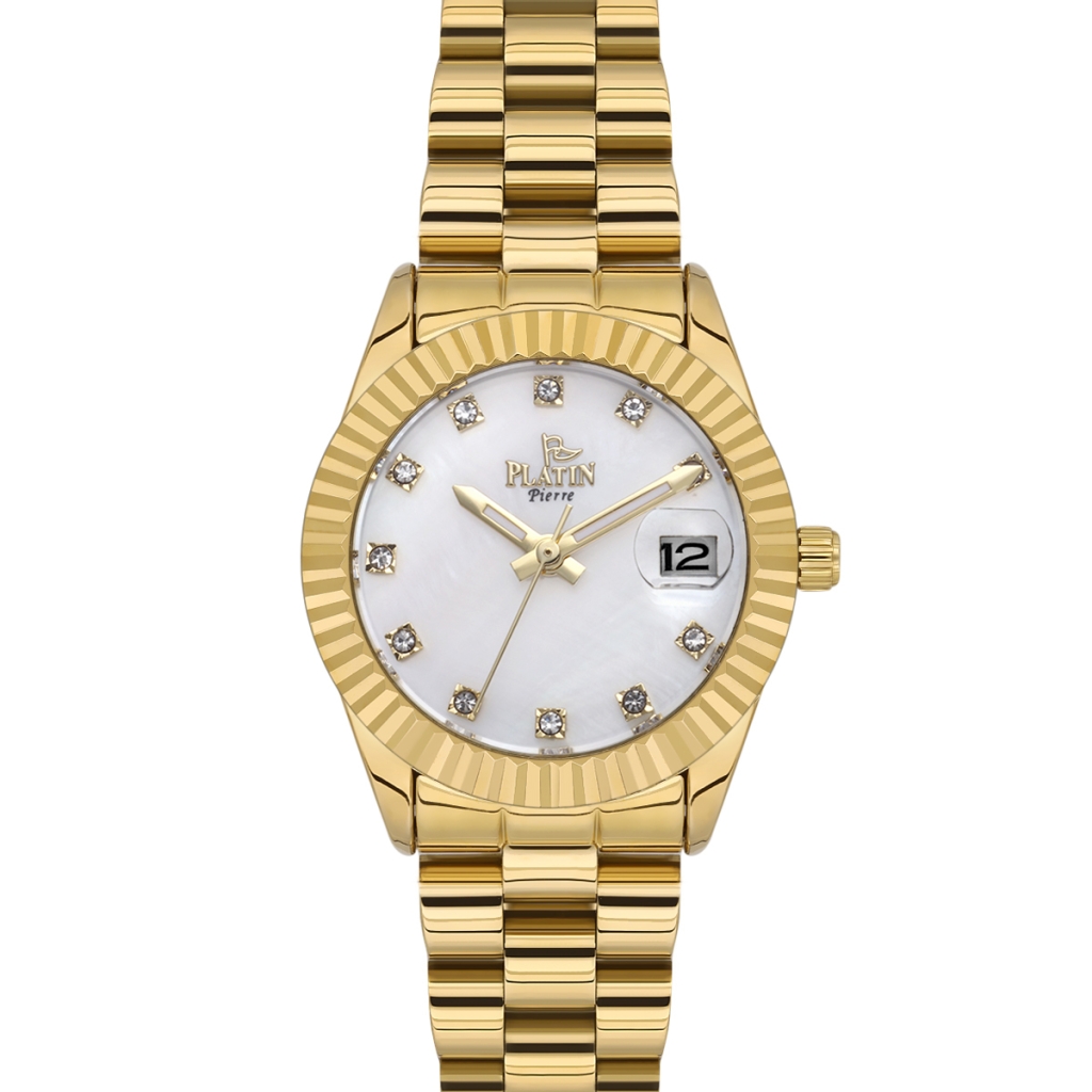 PLATİN PİERRE KADIN KOL SAATİ