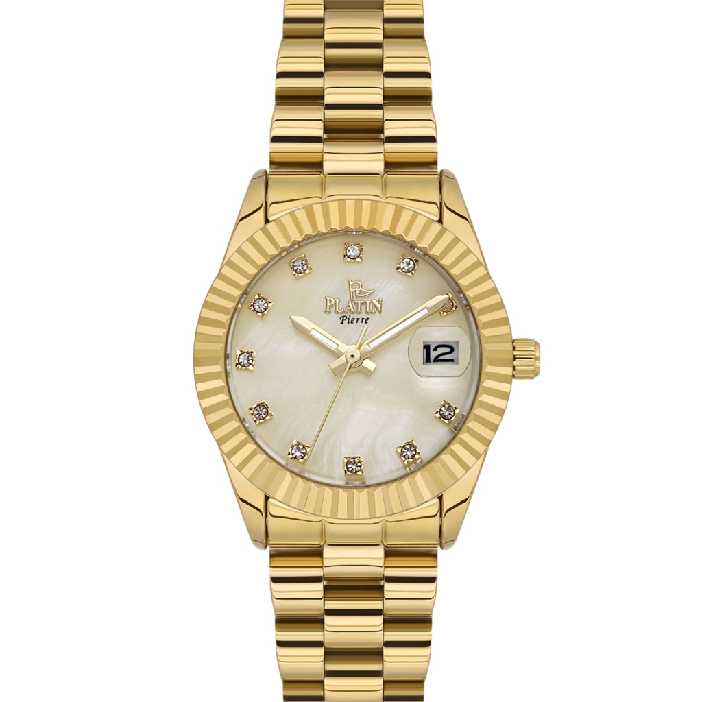 PLATİN PİERRE KADIN KOL SAATİ