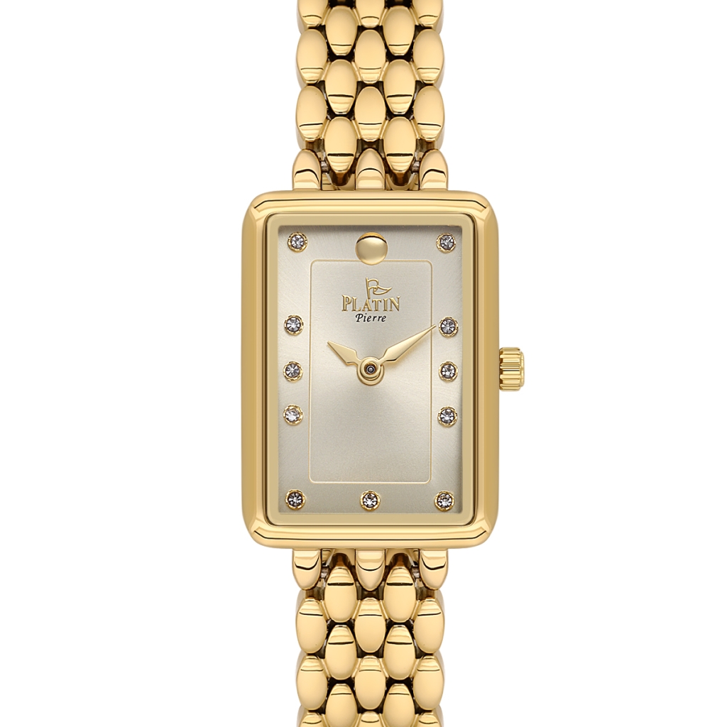 PLATİN PİERRE KADIN KOL SAATİ