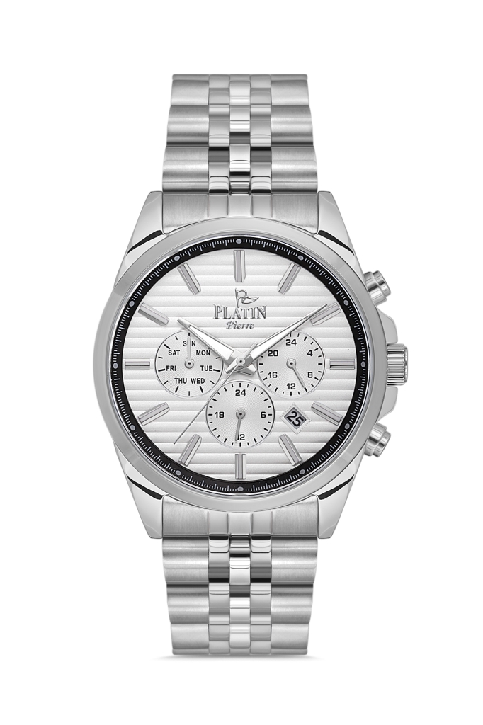 PLATİN PİERRE ERKEK KOL SAATİ