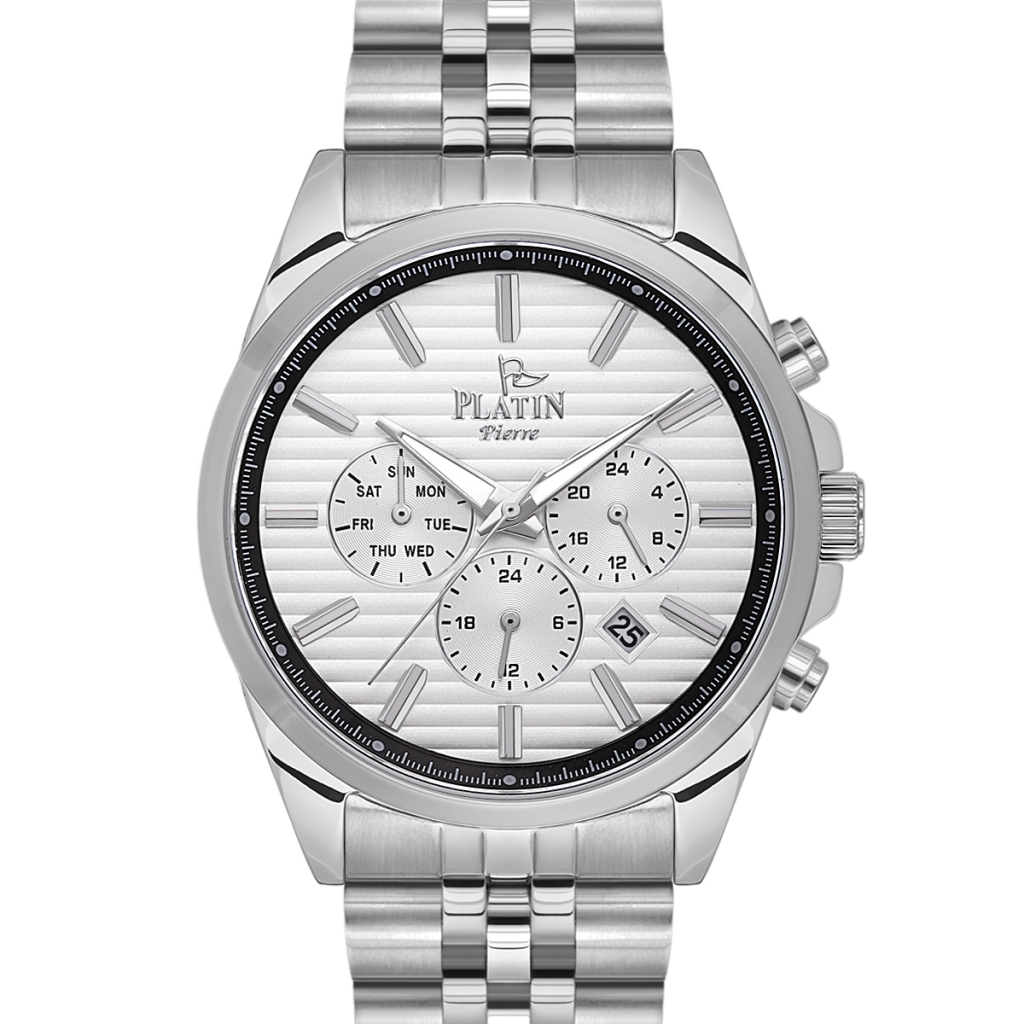 PLATİN PİERRE ERKEK KOL SAATİ