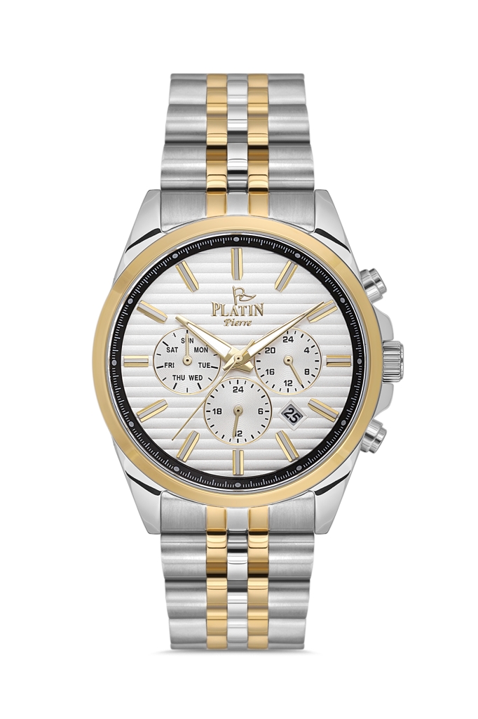 PLATİN PİERRE ERKEK KOL SAATİ