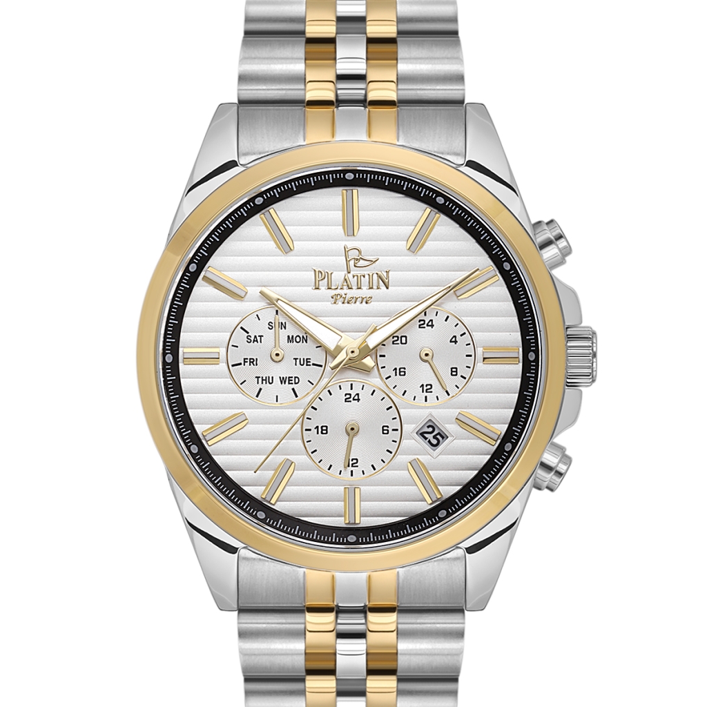 PLATİN PİERRE ERKEK KOL SAATİ