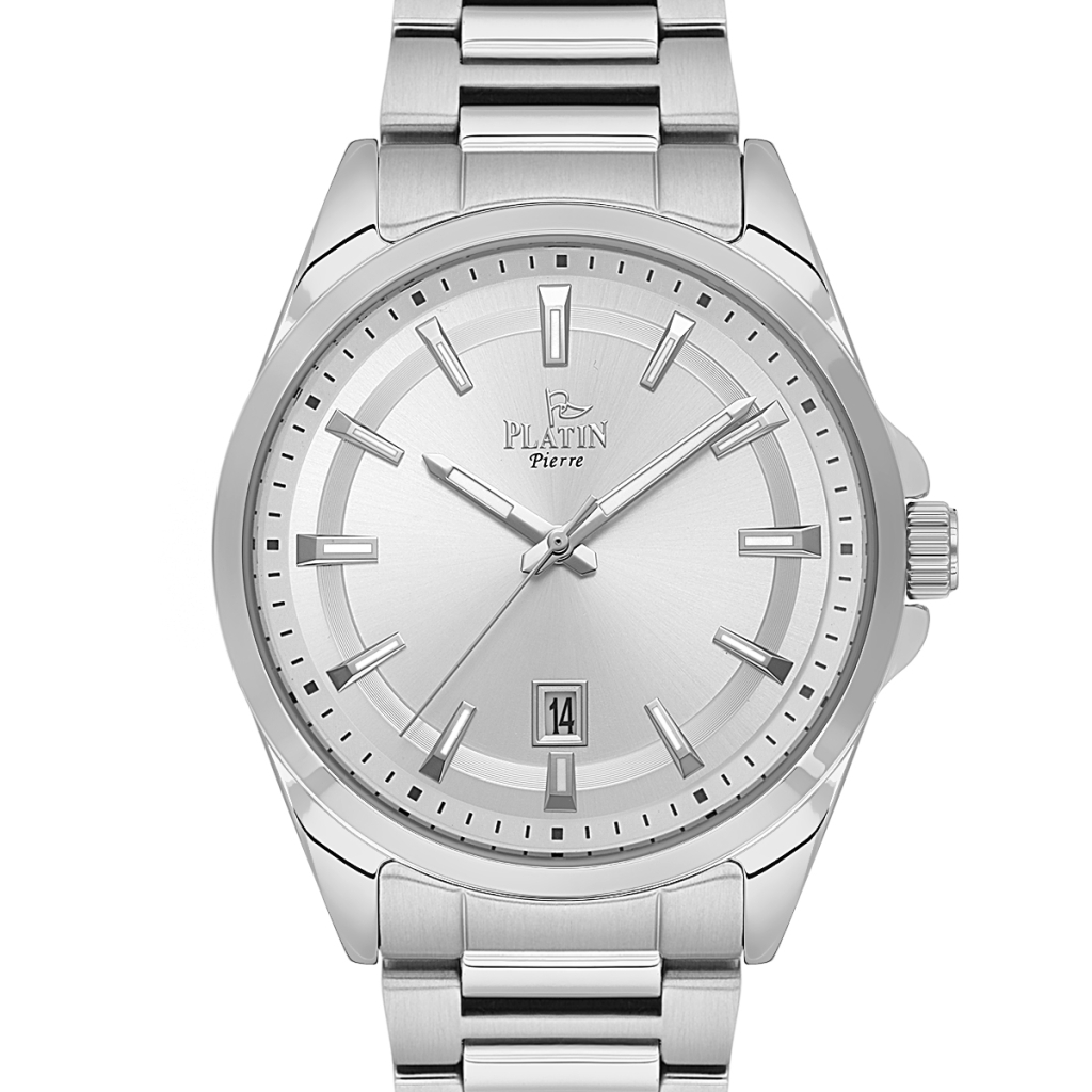 PLATİN PİERRE ERKEK KOL SAATİ