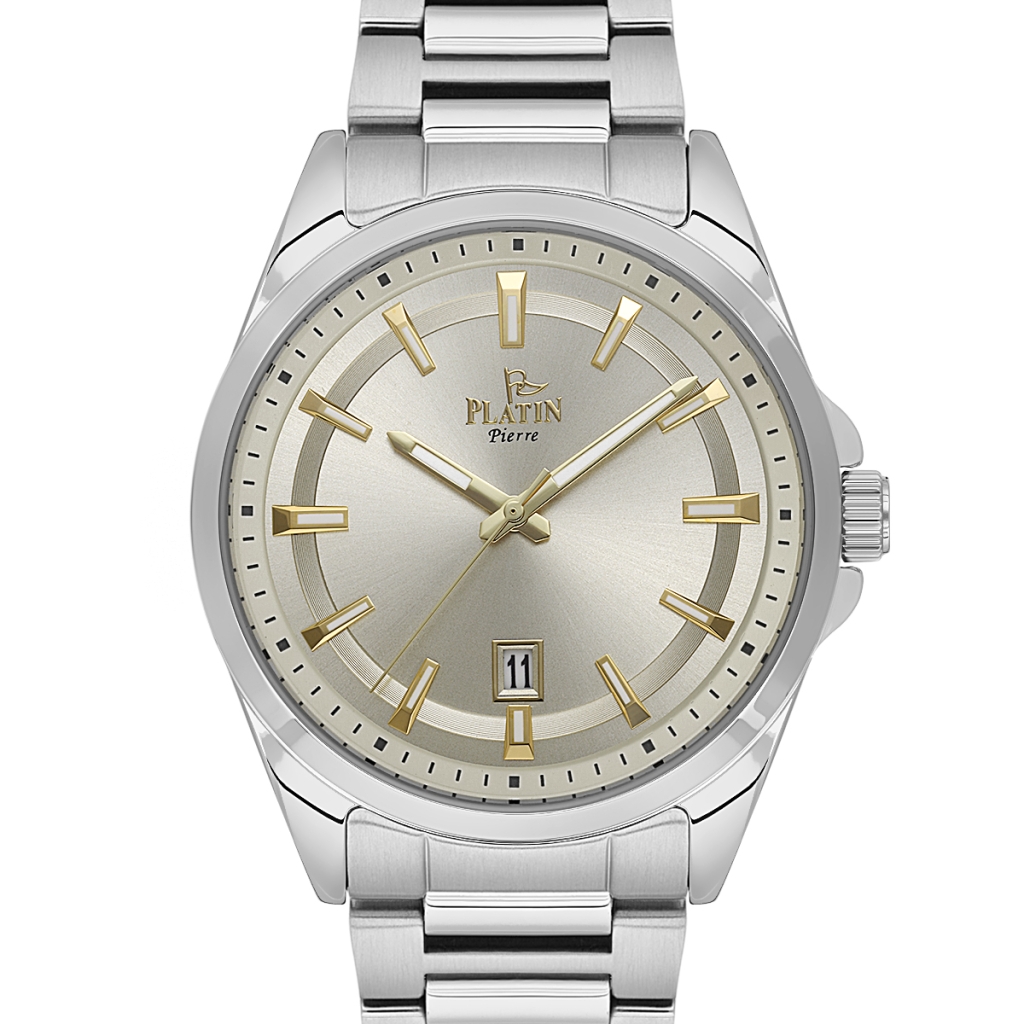 PLATİN PİERRE ERKEK KOL SAATİ