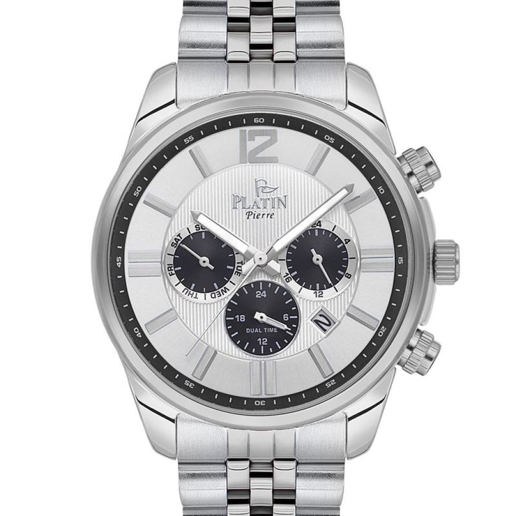 PLATİN PİERRE ERKEK KOL SAATİ
